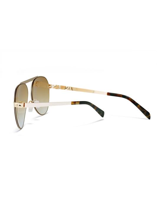SUR Sonnenbrille Florent in Gold - Polarized