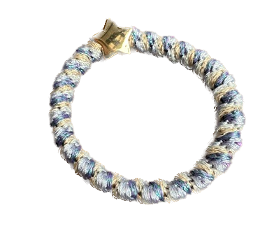 By Eloise Armband/Haargummi mit Charm - Gold Stern Metallic Ocean Breeze