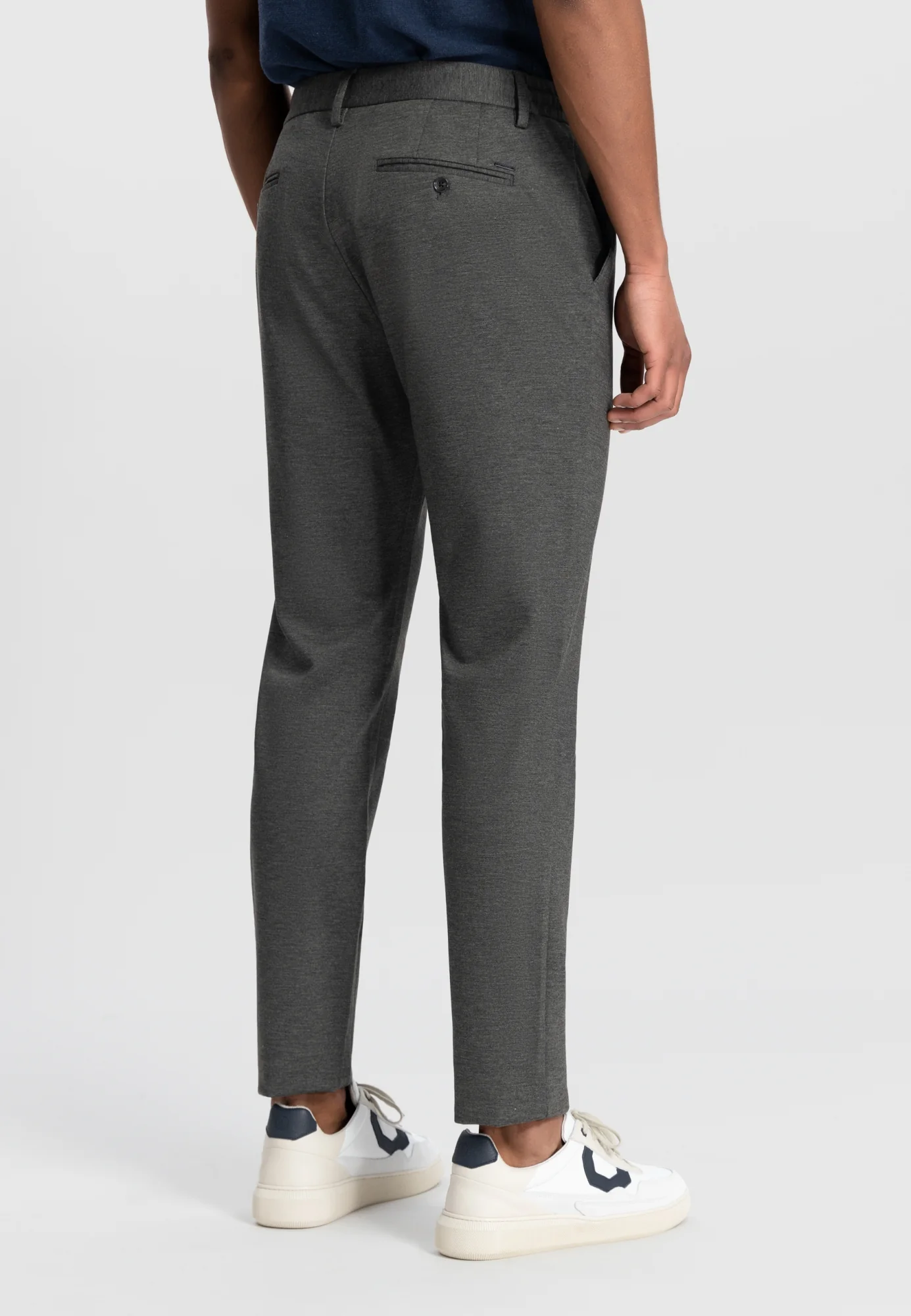 Dstrezzed Lancaster Tapered Jogger Pattern Sweat Hose in Grau Meliert - SALE
