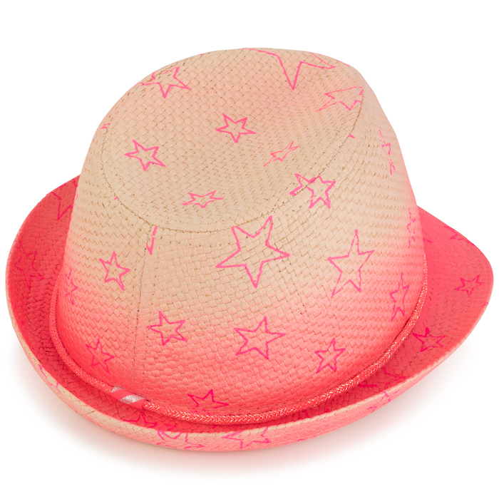 Billieblush Hut mit Neon Pink Sterne
