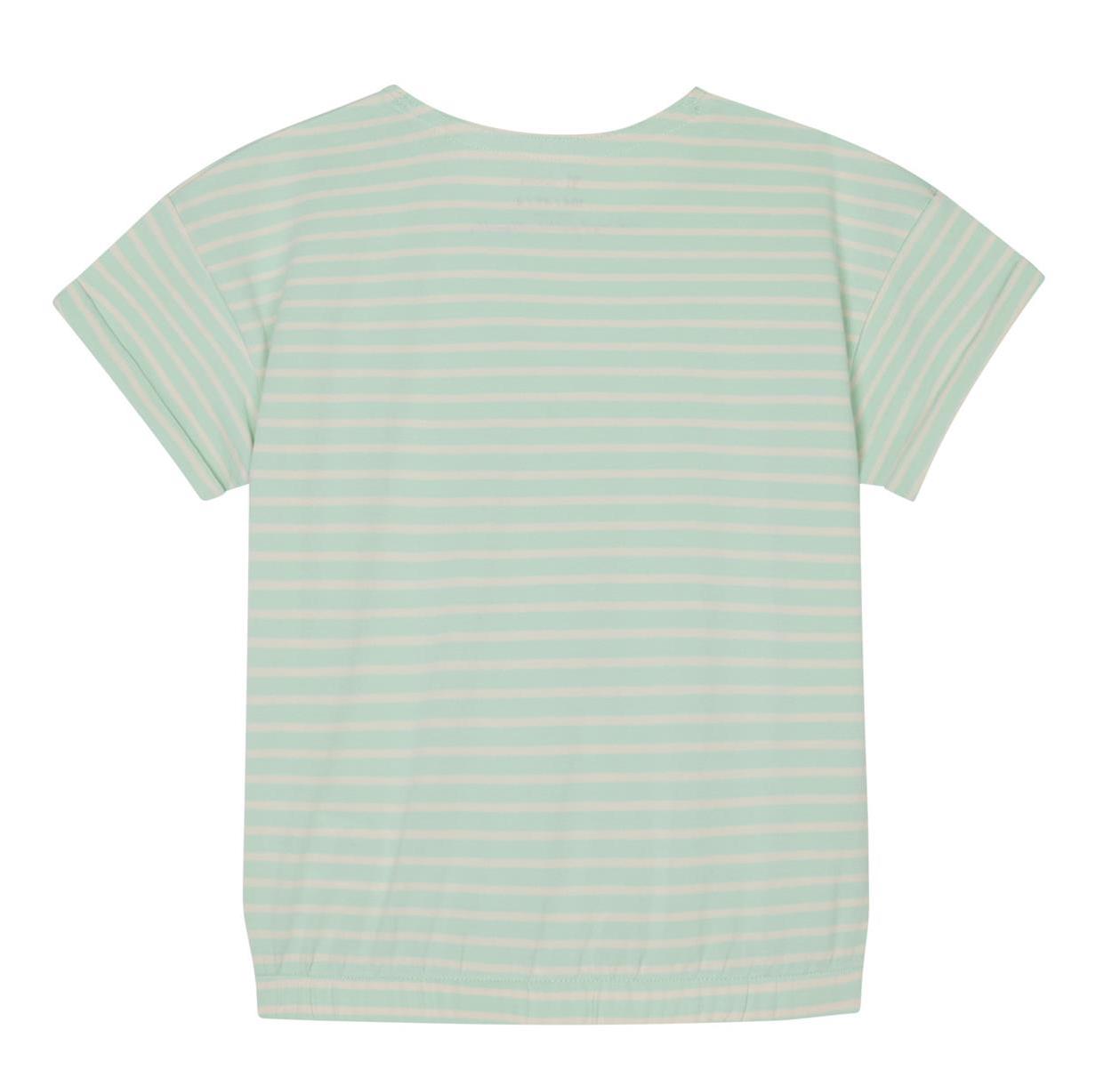 Noppies Napels kurzarm T-Shirt Bird's Egg Grün Gestreift - SALE