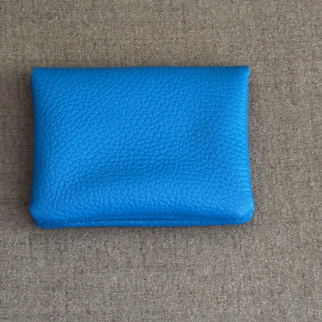 Soft Leder Geldbeutel in Hawaii Blau - Klein 