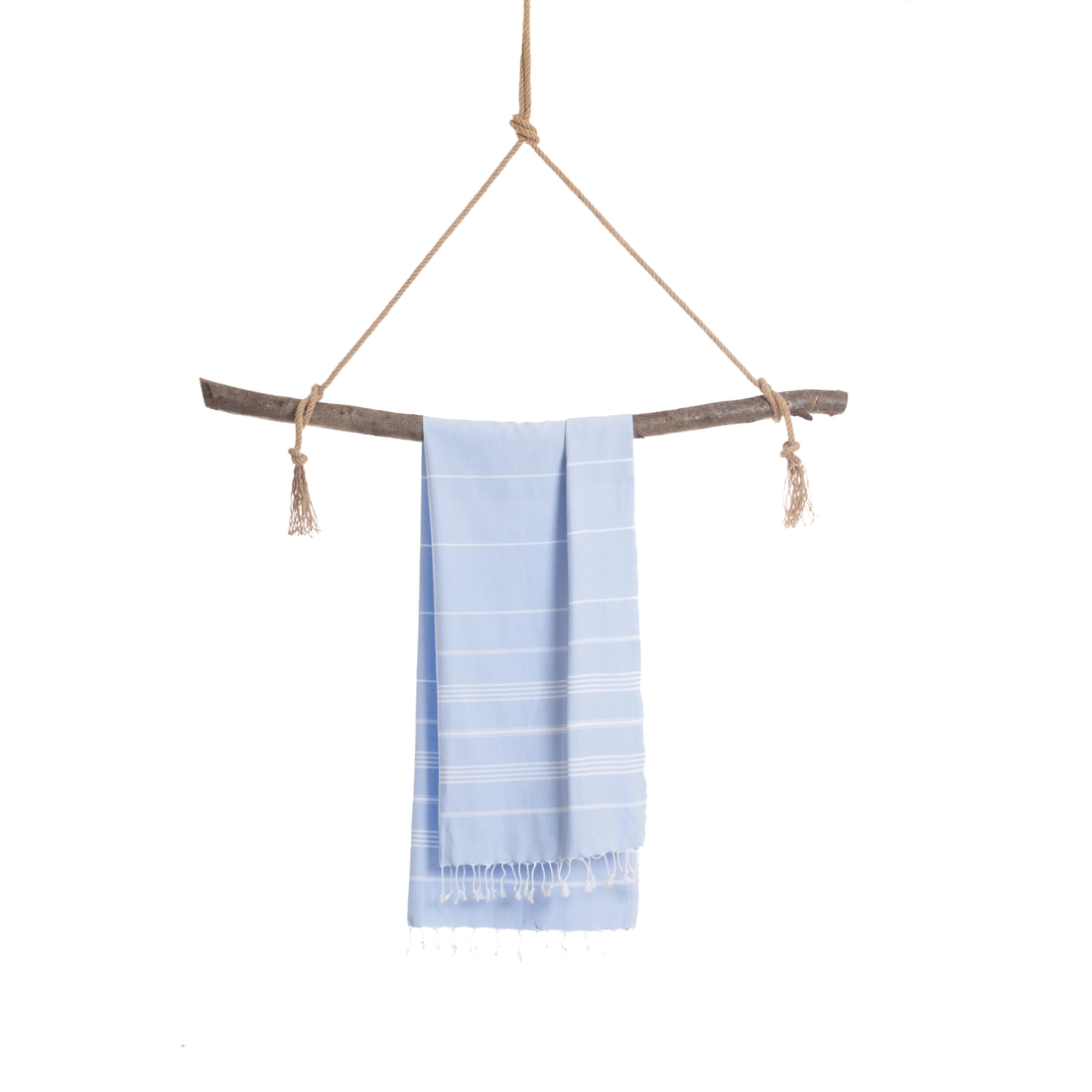 hellblau-2 Towel to Go - Towel to Go Ipanema Hamamtuch mit Geschenkbox in Hellblau