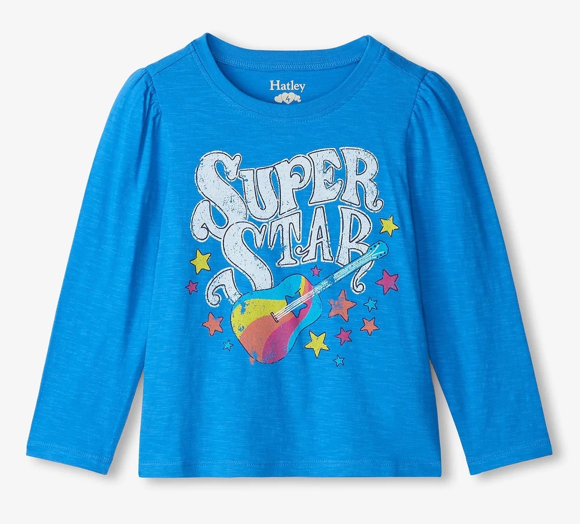 Hatley Langarm Shirt - Super Guitar Puff Tee Shirt - SALE Hatley Langarm Shirt - Super Guitar Puff Tee Shirt - SALE