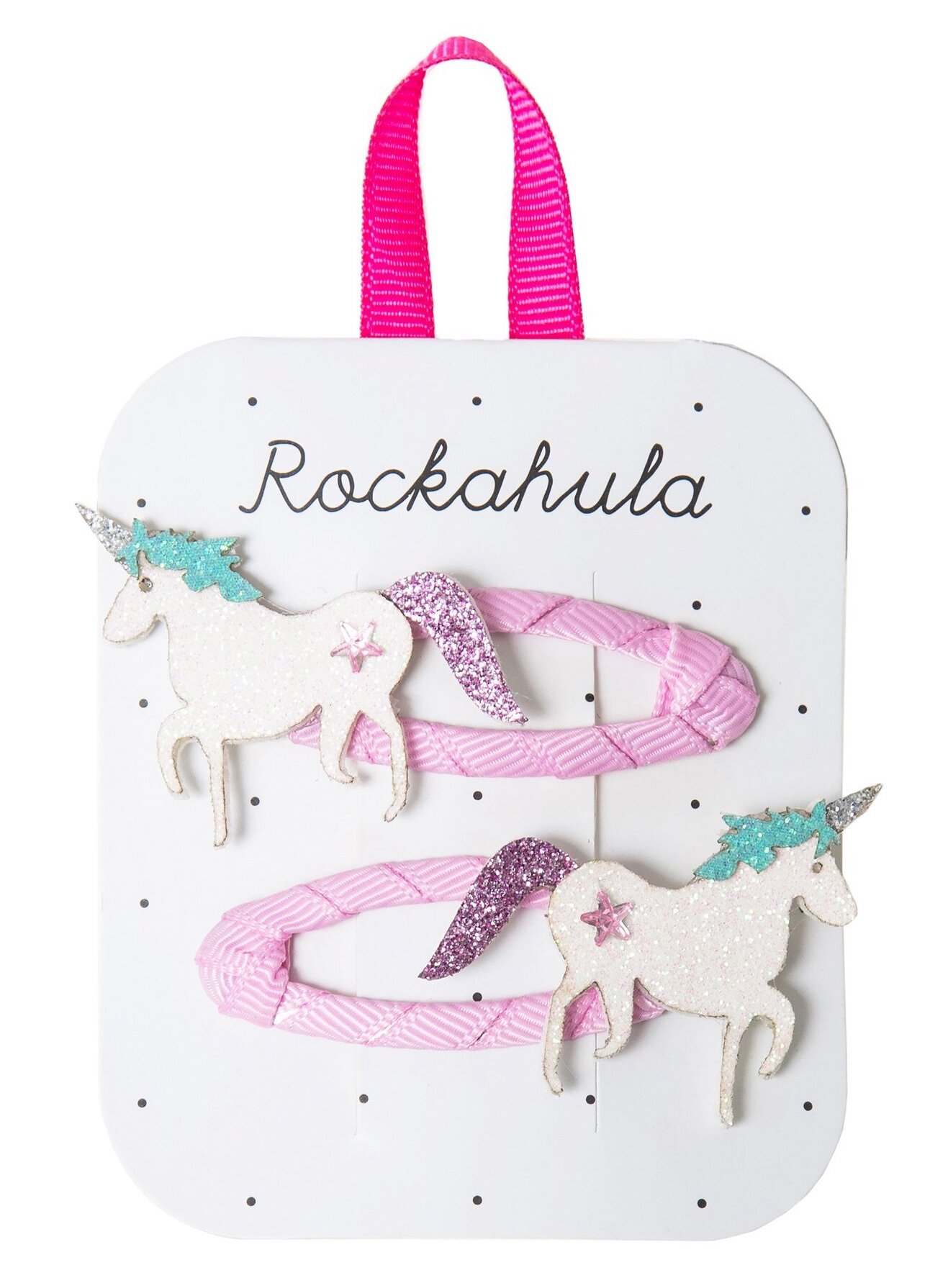 Rockahula Unicorn Glitter Haarspangen - Glitzer Einhörner - 1 Paar