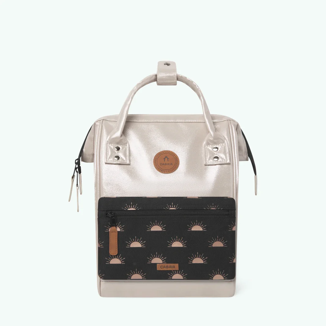 Cabaia Rucksack HONOLULU Small mit Laptop-Fach - Irisierend Gold Glam