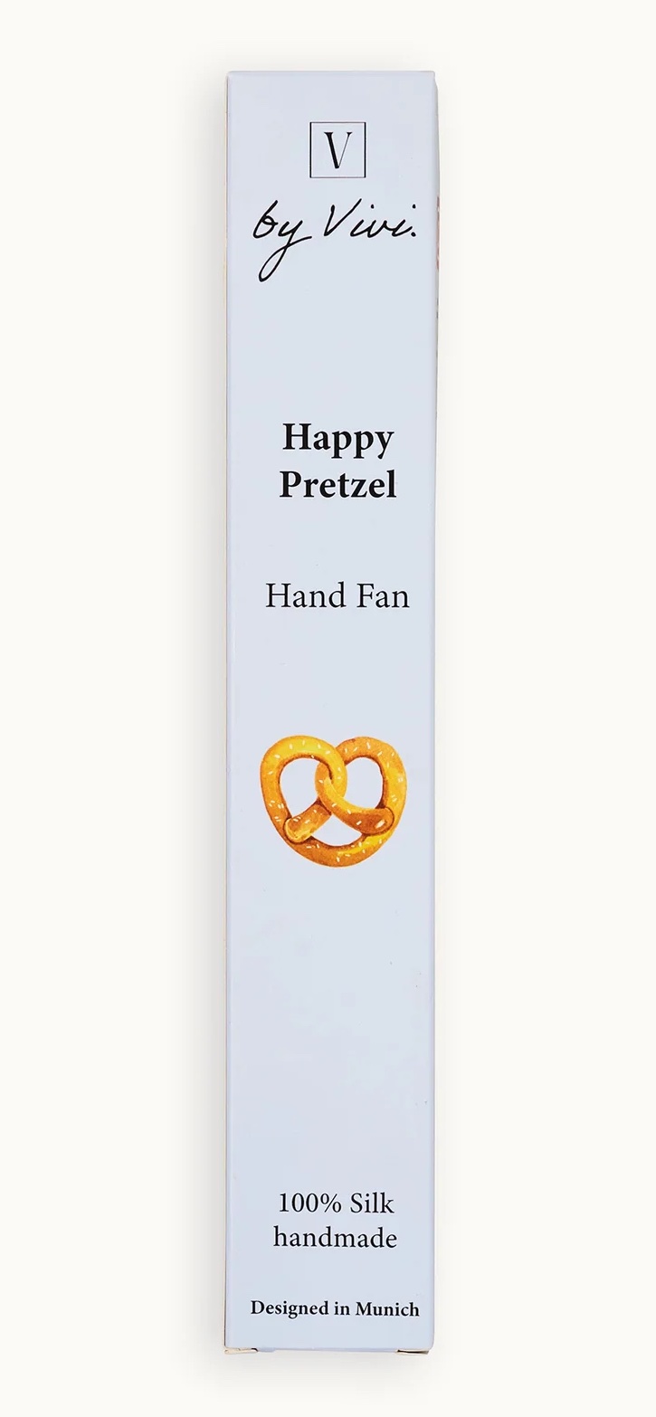 by Vivi Fächer handgefertigt aus Seide - Happy Breze