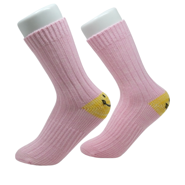 Lua Happy Feet Socken - Smiley in Rosa Lua Happy Feet Socken - Smiley in Rosa