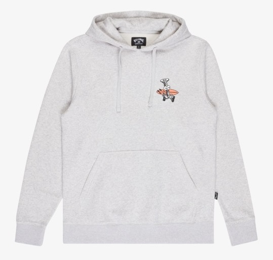 Billabong Foundation Hoodie für Herren in Grau - Screw it 