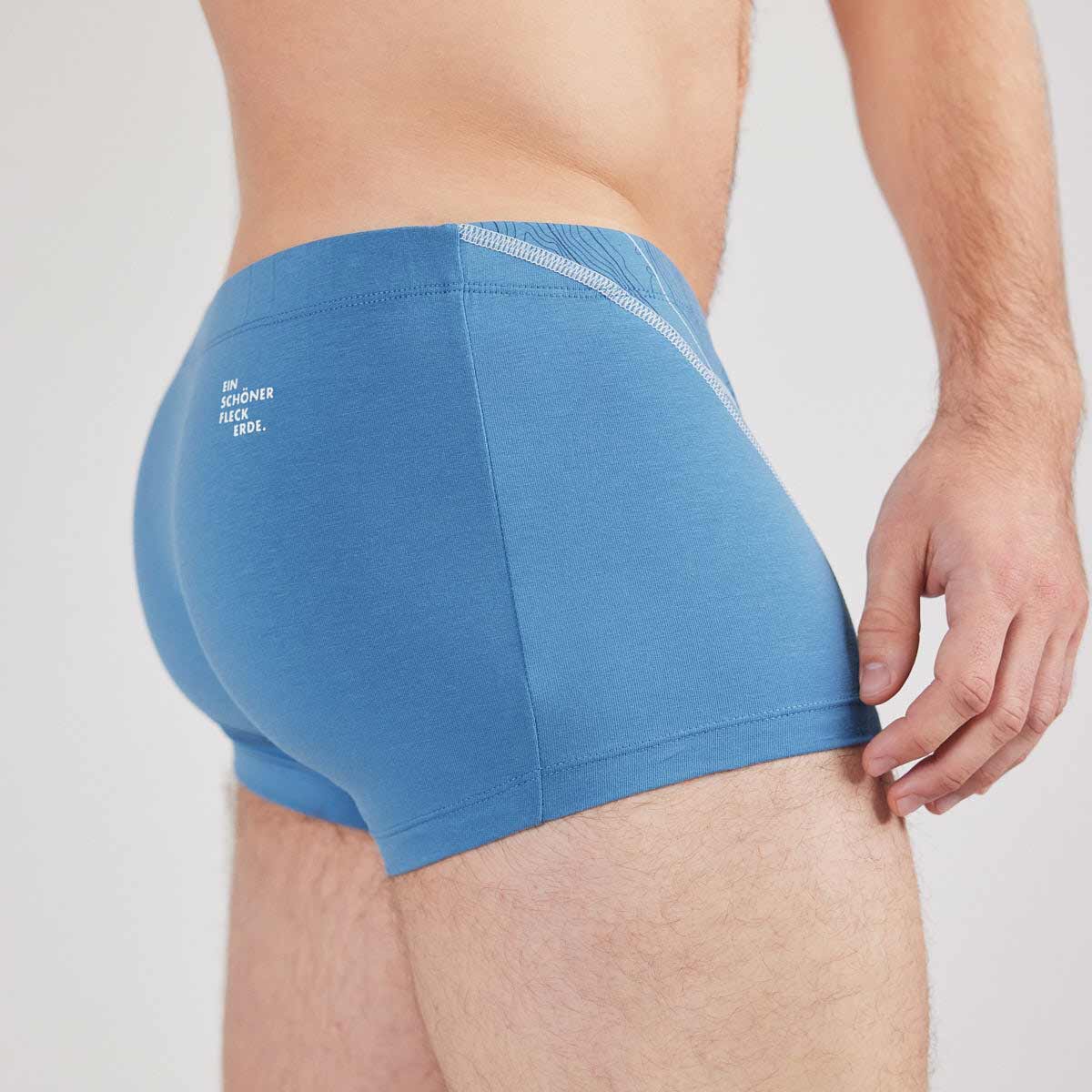ESFE Alpine Bio-Wäsche Herren Boxer in Himmelblau - MORGENHORN