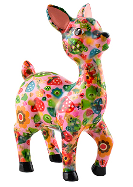 POMME-PIDOU-SPARDOSE-Bambi-Lilou-ROSA Pomme pidou Spardose Bambi Lilou - Medium in Rosa