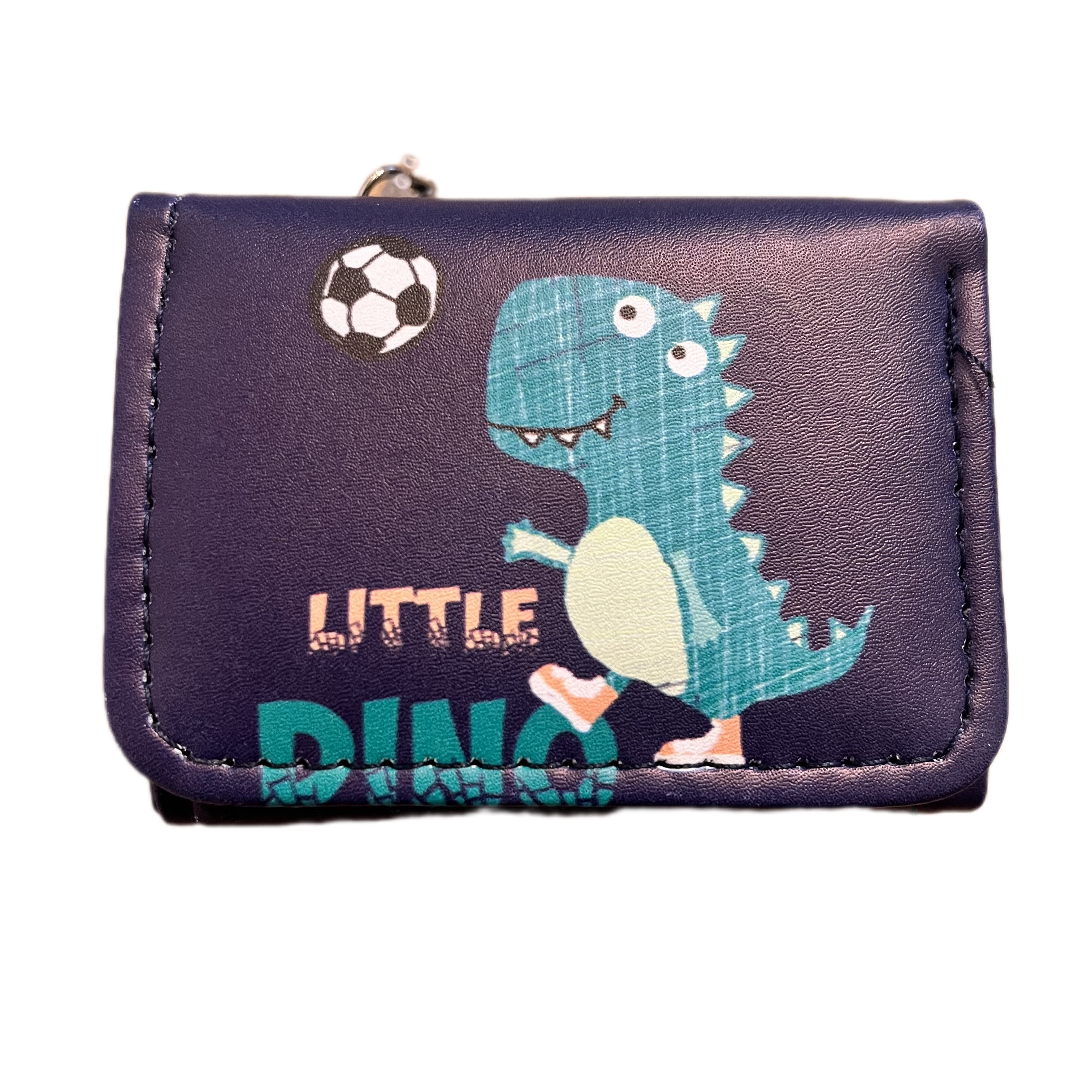 DinoFussball KisMe Blaue kleine Geldbörse - Dino Fußball