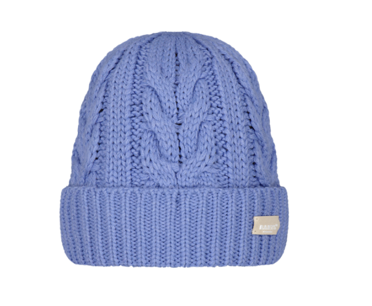 Barts Zirani Damen Beanie Zopfmuster-Strickmütze - Blue/Hellblau Barts Zirani Damen Beanie Zopfmuster-Strickmütze - Blue/Hellblau