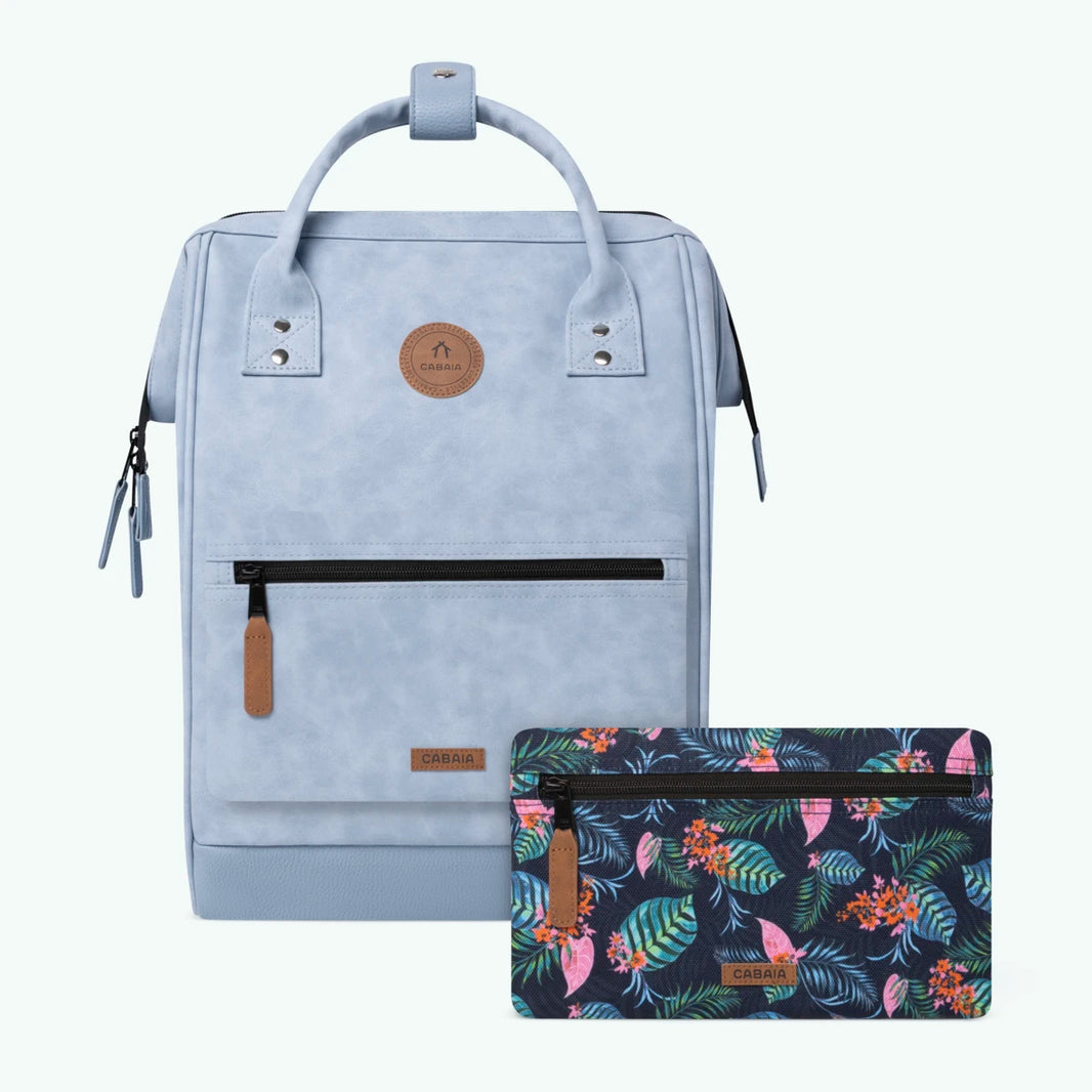 Cabaia Rucksack GUAYAQUIL Medium mit Laptop-Fach - Hellblau