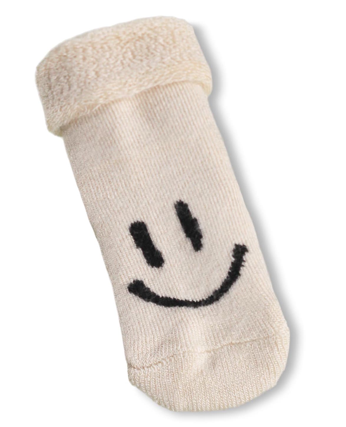Molo Nodda Baby Frottee Socken Set - Mini Rainbow & Smiley
