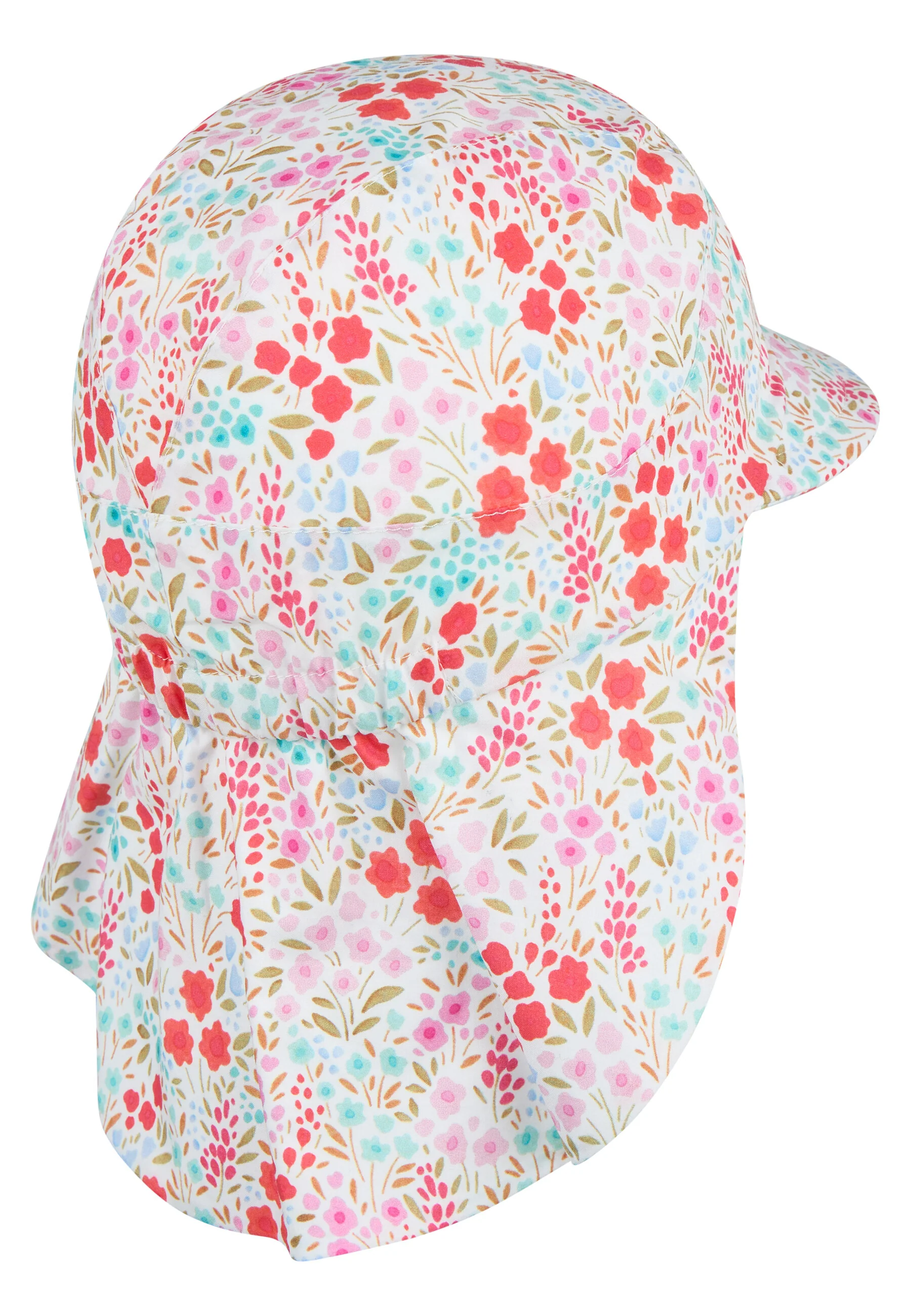 Sterntaler Schirmmütze mit Nackenschutz Blumen