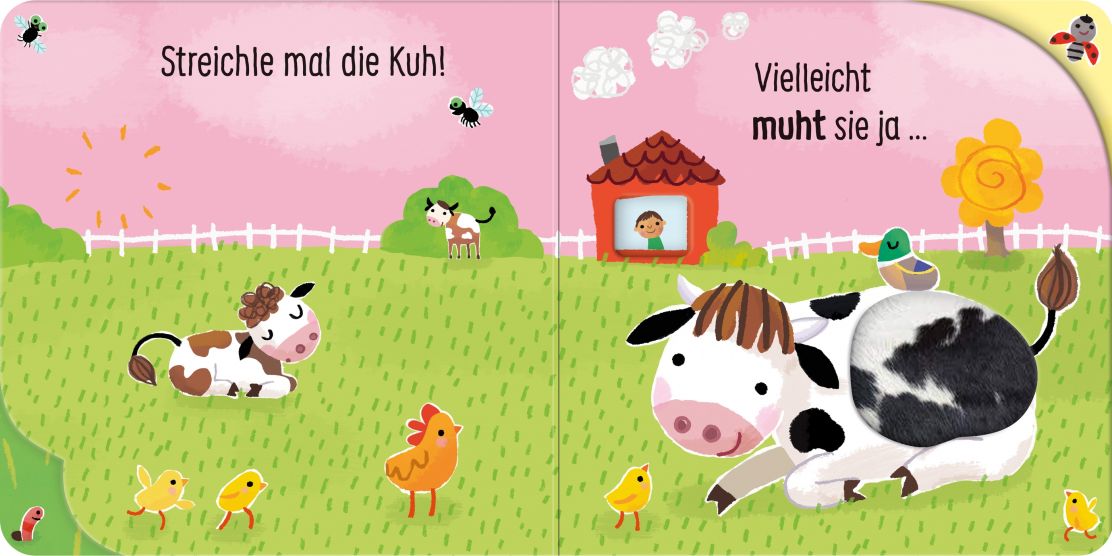 Streicheln und Lauschen: Ich grunze! Glaubst du nicht? Dann kraule mich!