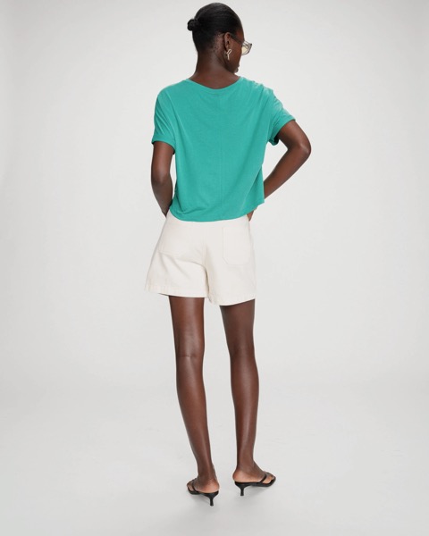Grace & Mila Oversized Modal T-Shirt Vert PARMA - Grün