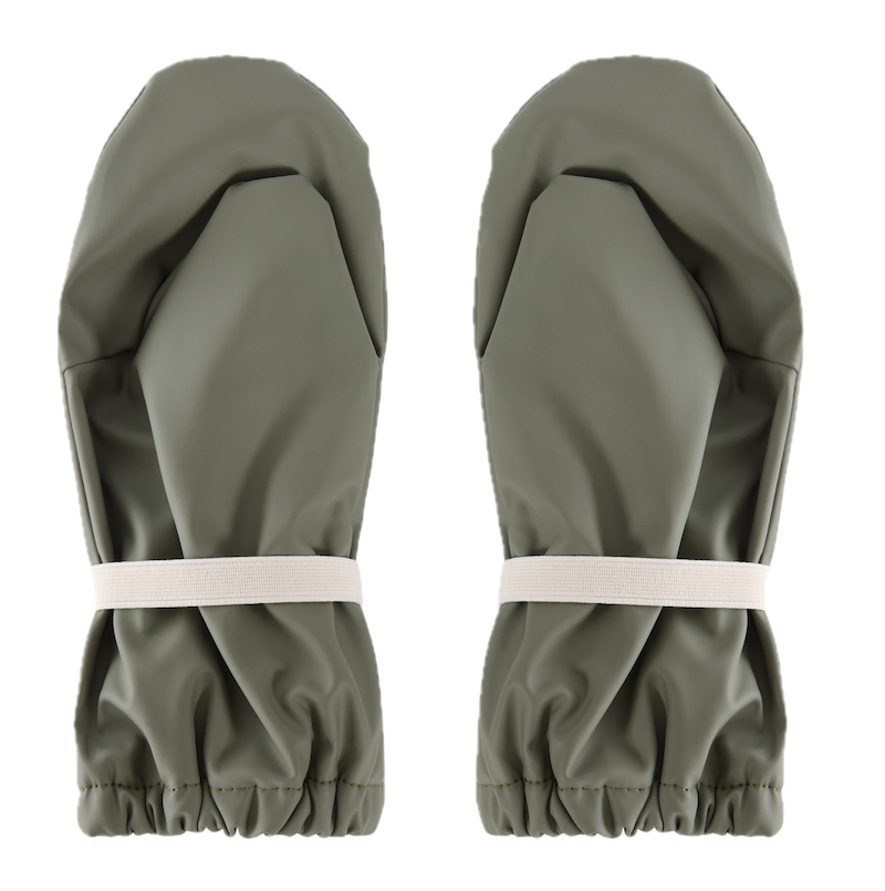 CeLaVi Gefütterte PU Regenfäustlinge- Winddicht & Wasserdicht mit Fleece - Mulled Basil Grün