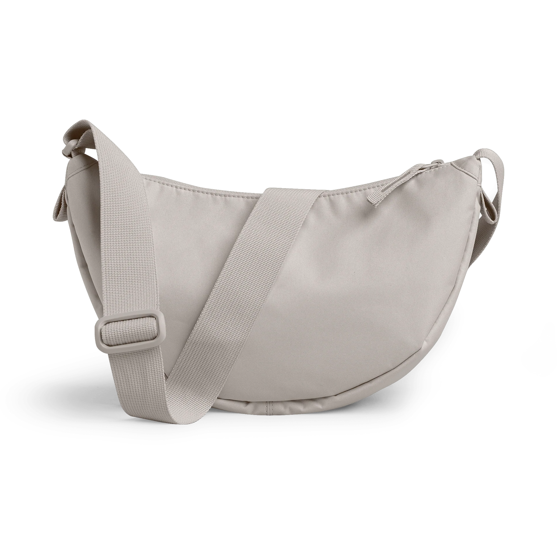 GOT BAG MOON BAG SMALL CLAM - Small Crossbody in Helles Warmes Grau GOT BAG MOON BAG SMALL CLAM - Small Crossbody in Helles Warmes Grau