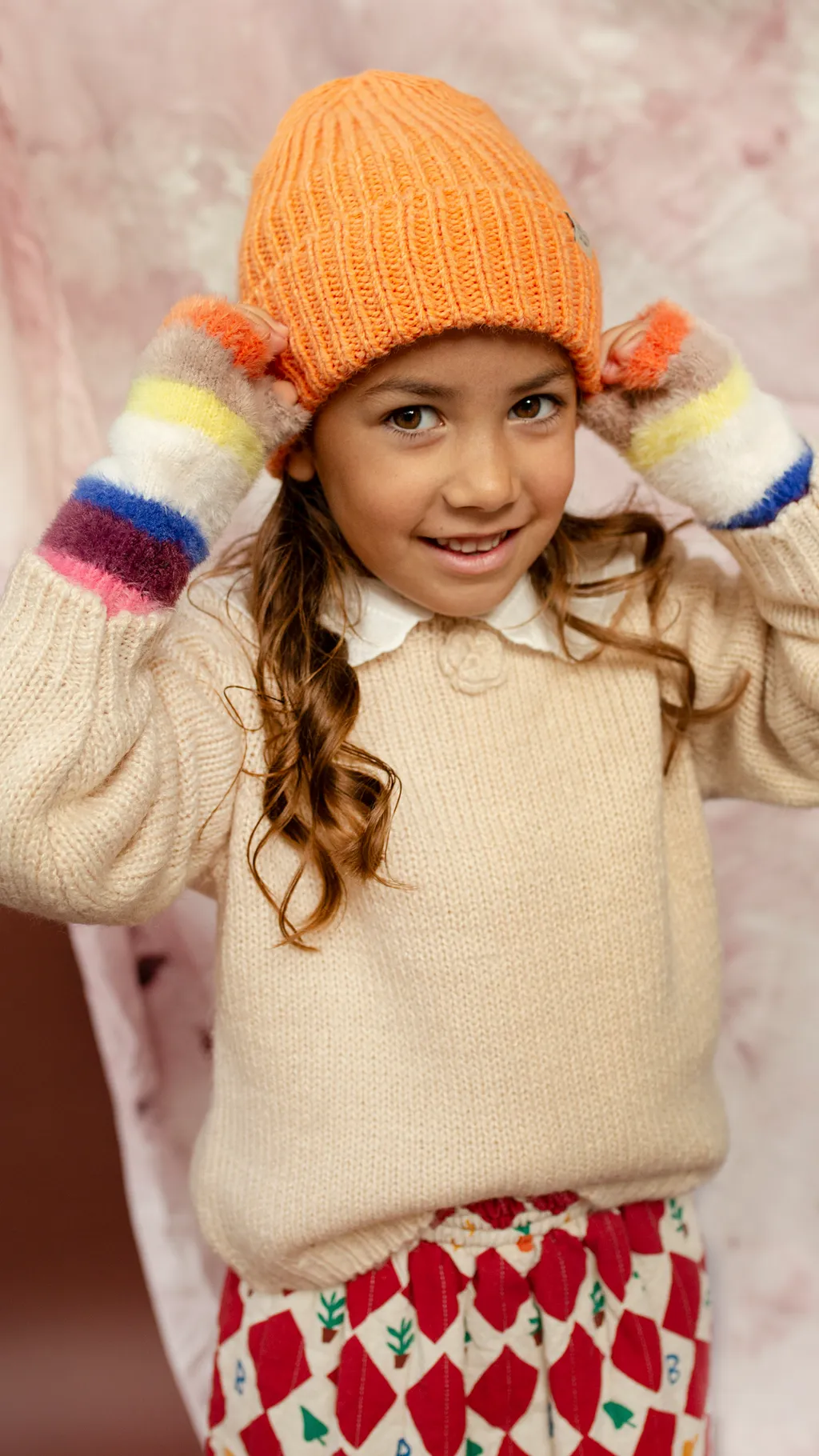 Barts Kids Jeansy Beanie in Apricot Orange Barts Kids Jeansy Beanie in Apricot Orange