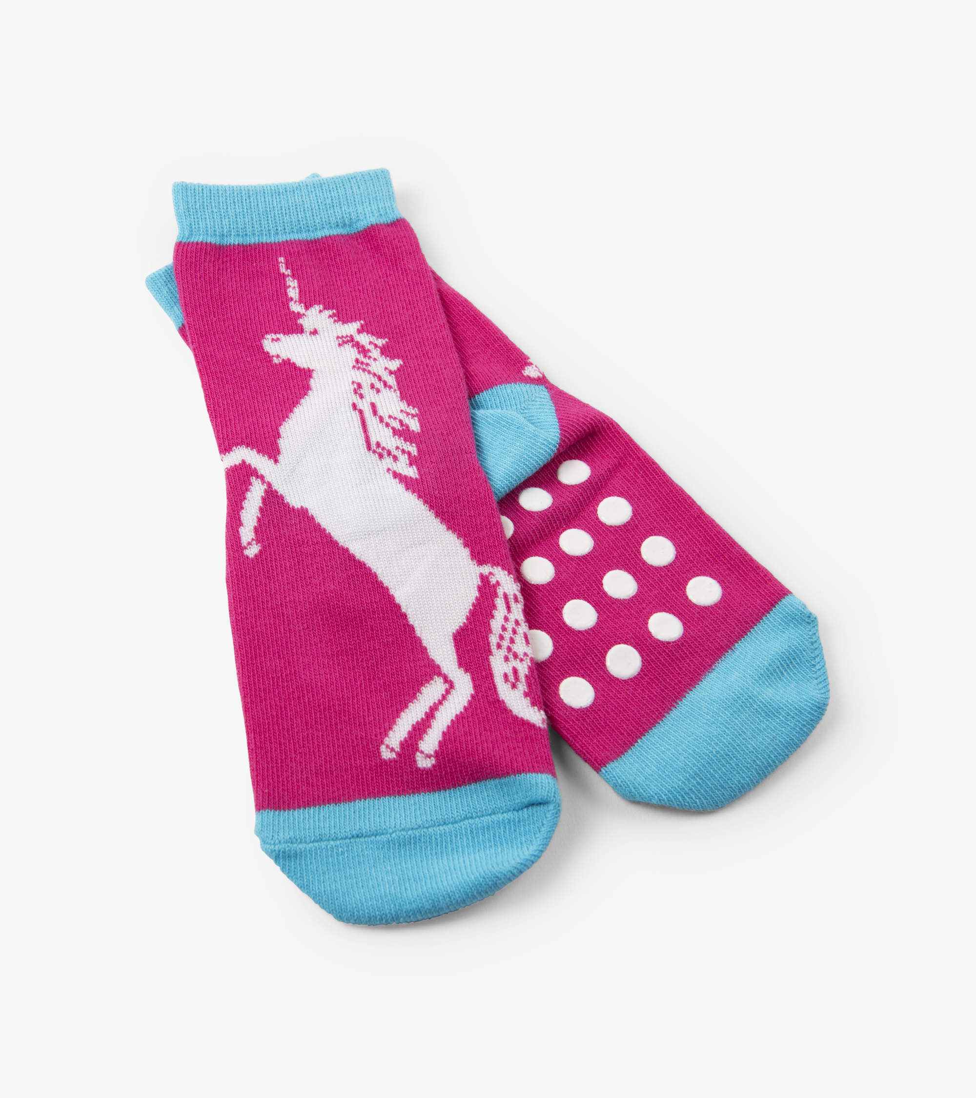 Little Blue House Glow Unicorn - Einhorn stopper Socken - Glow in the Dark
