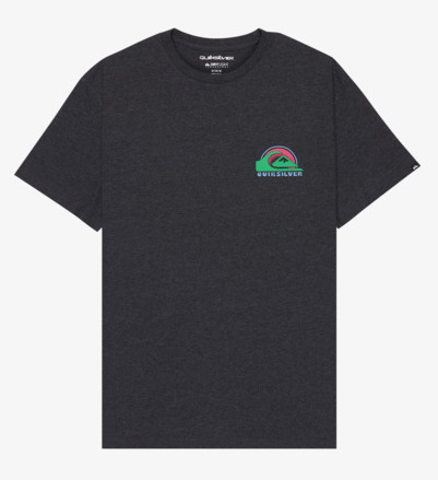 Quiksilver Hellbender T-Shirt für Männer in Schwarz - Sunset Backprint
