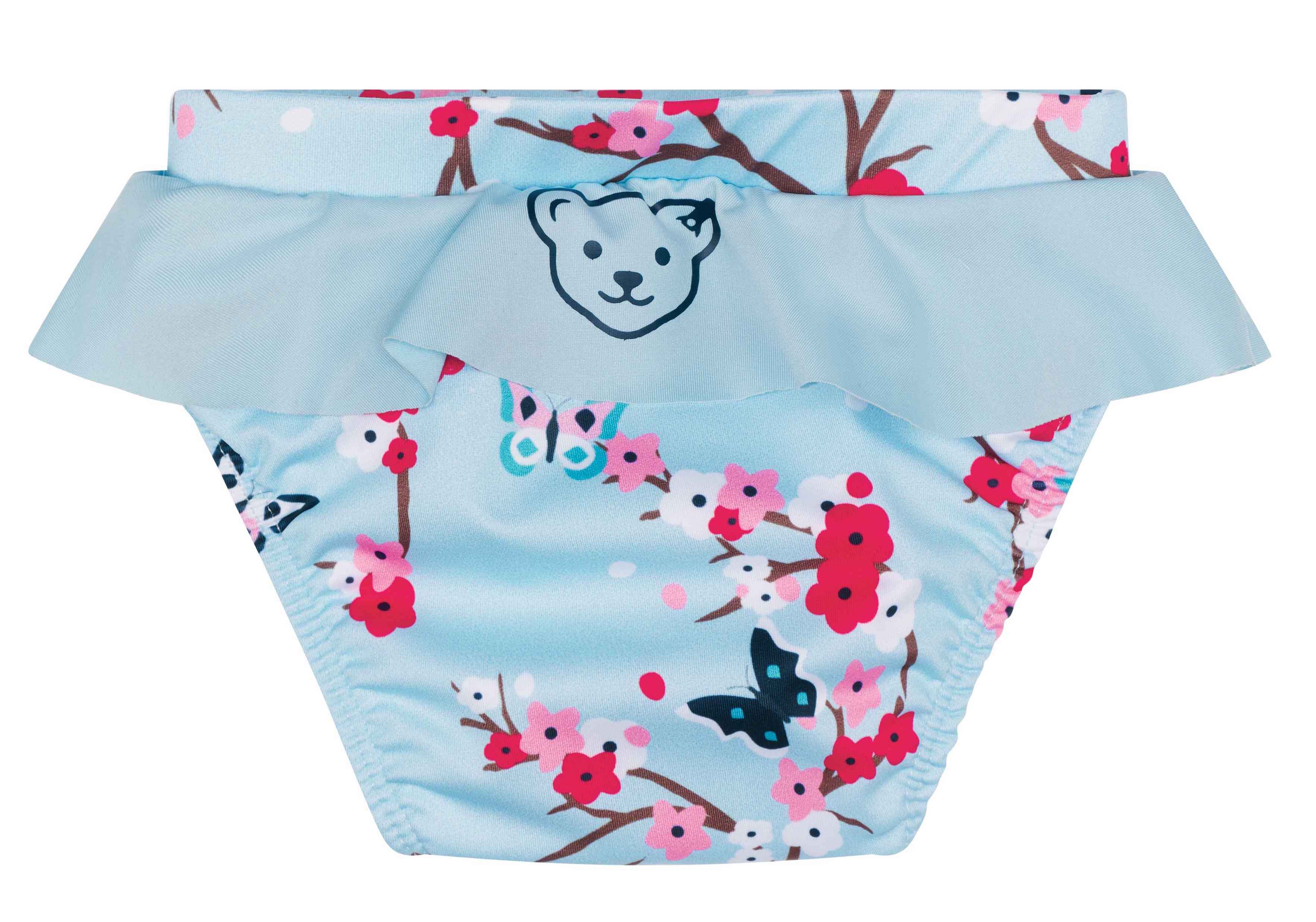L0022145016076_2 Steiff Schwimmwindel - in Hellblau mit Kirschblüten