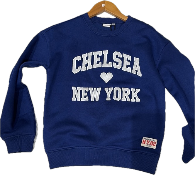Cars Jeans Kids College Sweatshirt in Blau - Chelsea - NEW YORK