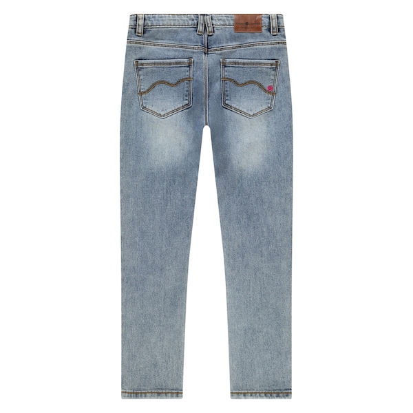 Babyface Stains & Stories Straight Leg Jog Jeans in Hellblau Denim Babyface Stains & Stories Straight Leg Jog Jeans in Hellblau Denim