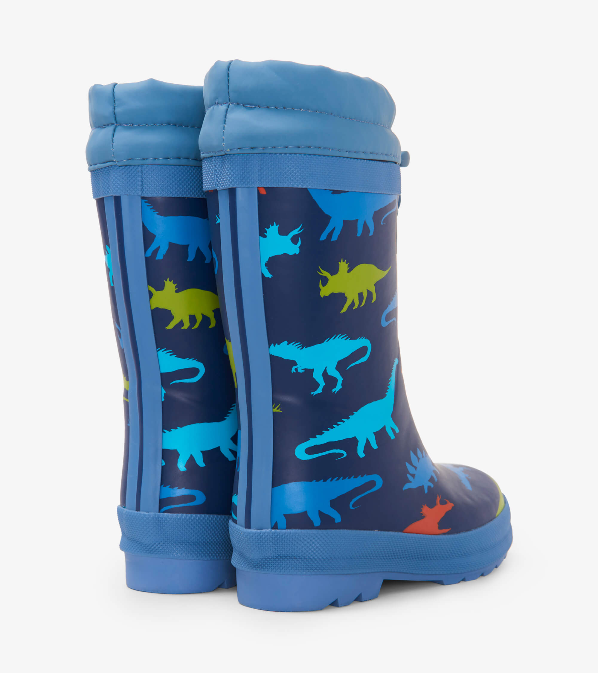 F22DSK1569_A Hatley Winter Gummistiefel Dinosaurier Regenstiefel mit Sherpa Gefuttert