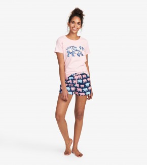 GPS19LL007 Little Blue House Mama Bear Kurzarm T-Shirt - Mama Bär