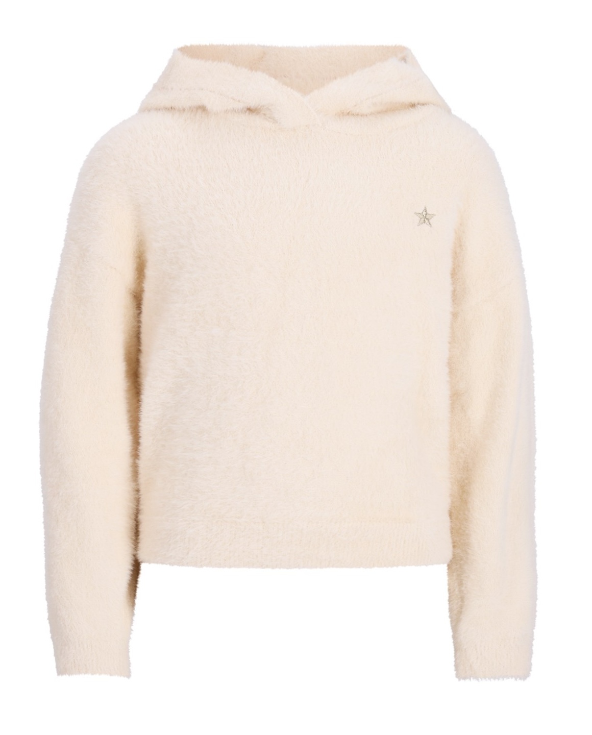 Like Flo Dewie Flo Mädchen Flauschiger Hoodie in Creme Like Flo Dewie Flo Mädchen Flauschiger Hoodie in Creme