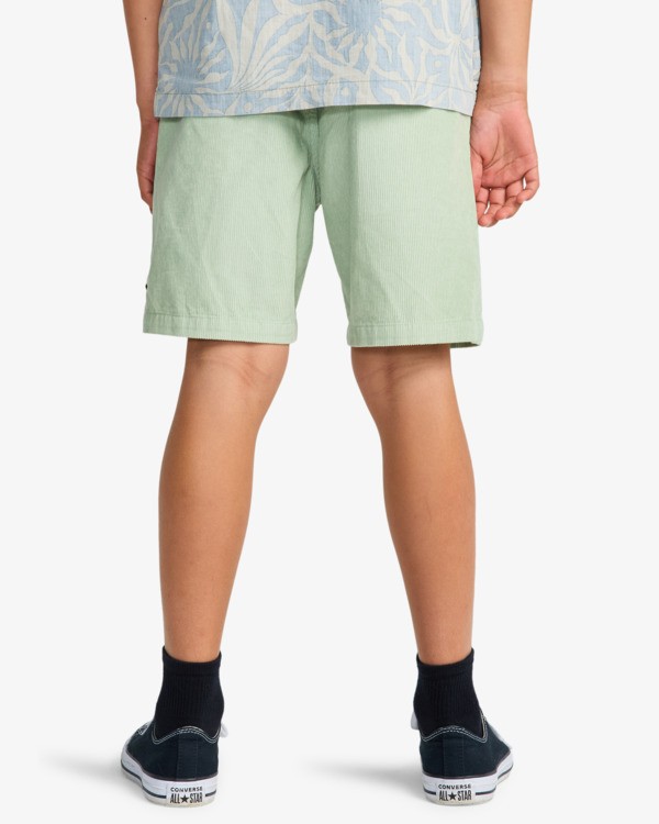 Billabong Jungs Larry Cord Short in Pistazie Grün