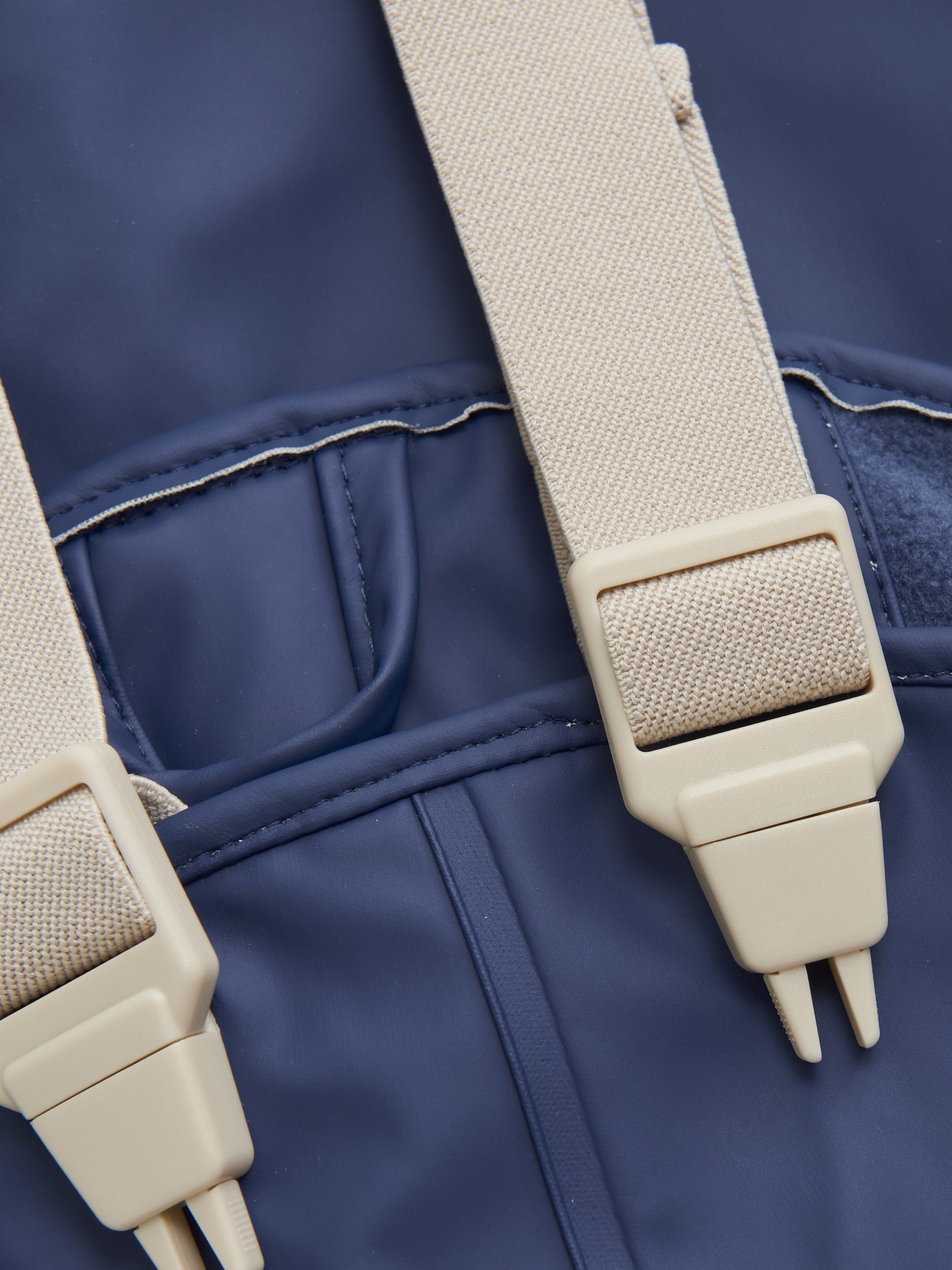 CeLaVi gefütterte Regenhose Overall / Matschhose (mit Latz bis Größe 100) in Dark Navy