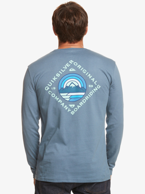 eqyzt07478_quiksilver-w_byg0_bck1 Quiksilver Langarm Shirt Scenic View in Blau - Berg Print on Back