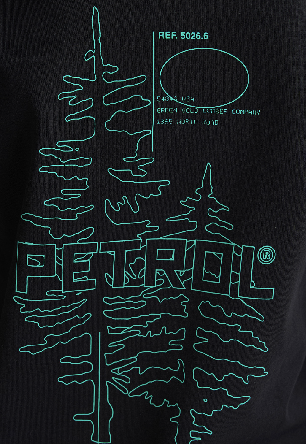 Perol Industries Jungs Langarmshirt in Schwarz mit Backprint