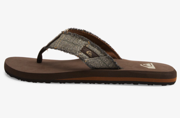 Quiksilver Flip Flop mit Fransen - Monkey Abyss - Hahnentritt