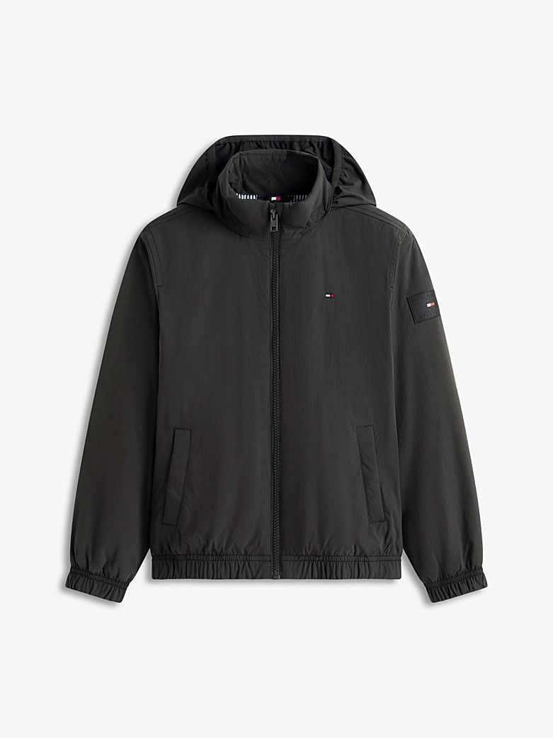 Tommy Hilfiger Essential gefütterte Jungs Jacke in Schwarz - SALE