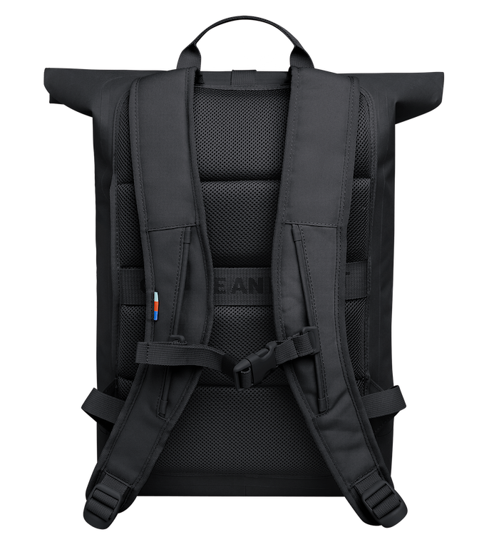 GOT BAG ROLLTOP LITE 2.0 BLACK - Nachhaltiger Rucksack in Schwarz
