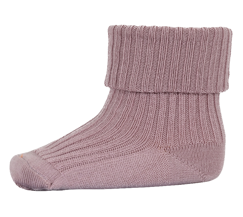 MP Denmark Hilde Wolle Bambus Baby Socken Superwash Wolle Gerippt in Altrosa MP Denmark Hilde Wolle Bambus Baby Socken Superwash Wolle Gerippt in Altrosa