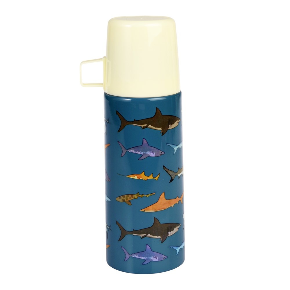 Rex London Thermosflasche & Tasse - Sharks - Haifische