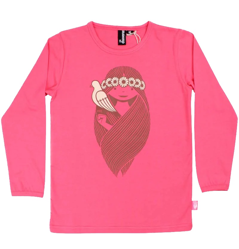 danefae Danenorthpole Langarmshirt LillMissLover - Bright Pink - SALE danefae Danenorthpole Langarmshirt LillMissLover - Bright Pink - SALE