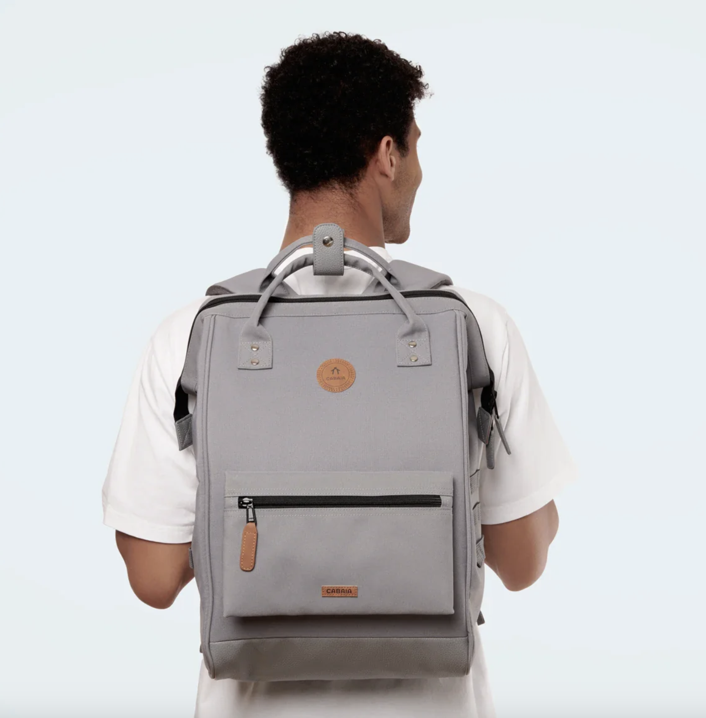 Cabaia Rucksack Large Poitiers mit Laptop-Fach - Grau
