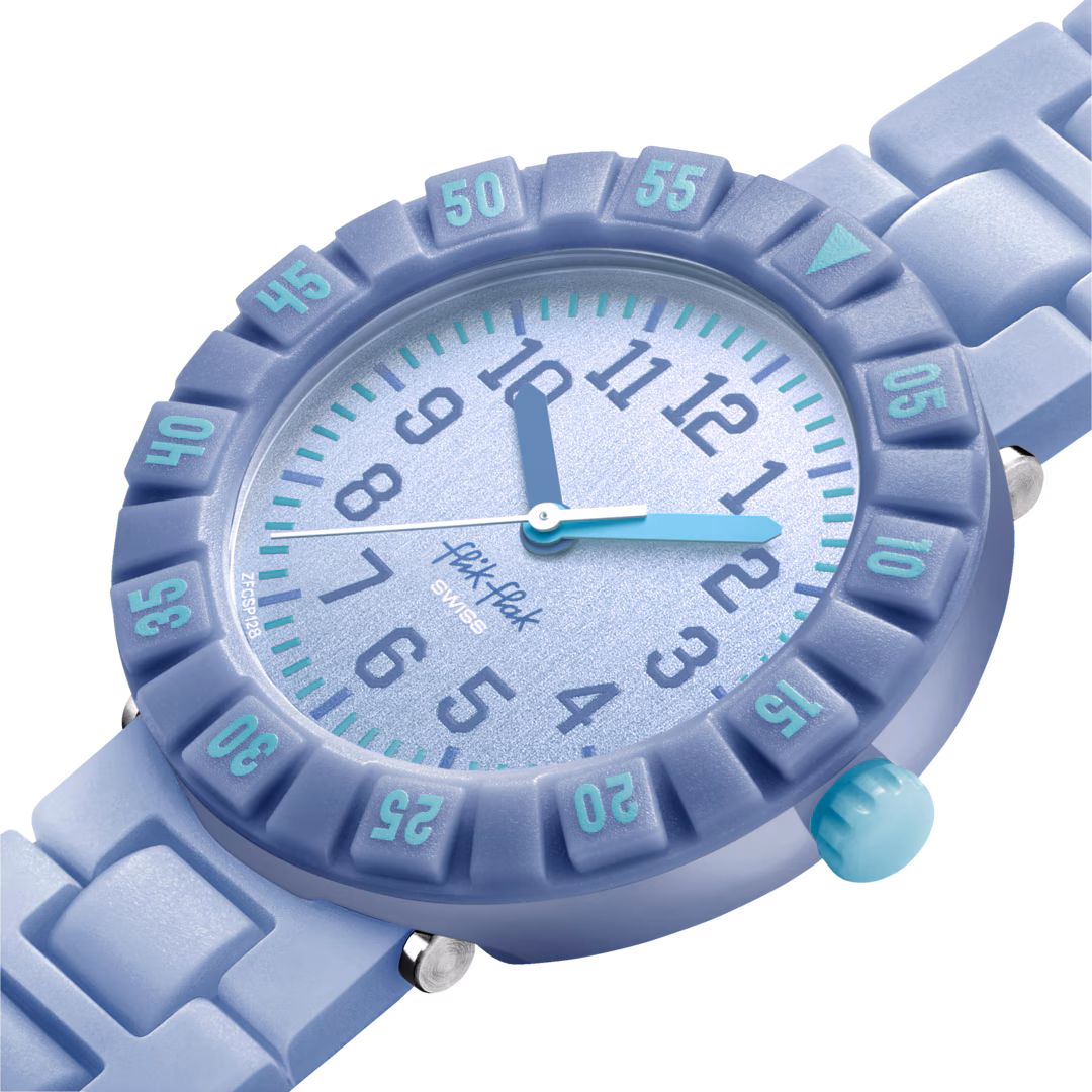 Flik Flak Kinderuhr - DENIMOLOGY - Blau & Mint Flik Flak Kinderuhr - DENIMOLOGY - Blau & Mint