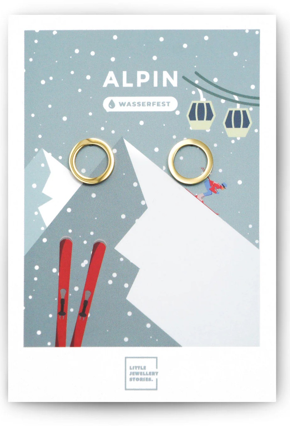 AIMI Ohrstecker Alpin Gold