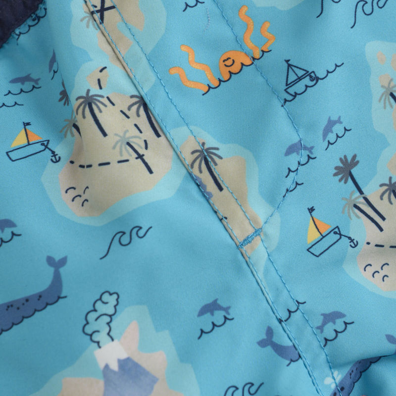 Color Kids Baby Badehose mit Schwimmwindel in Türkis Blau - Das Meer