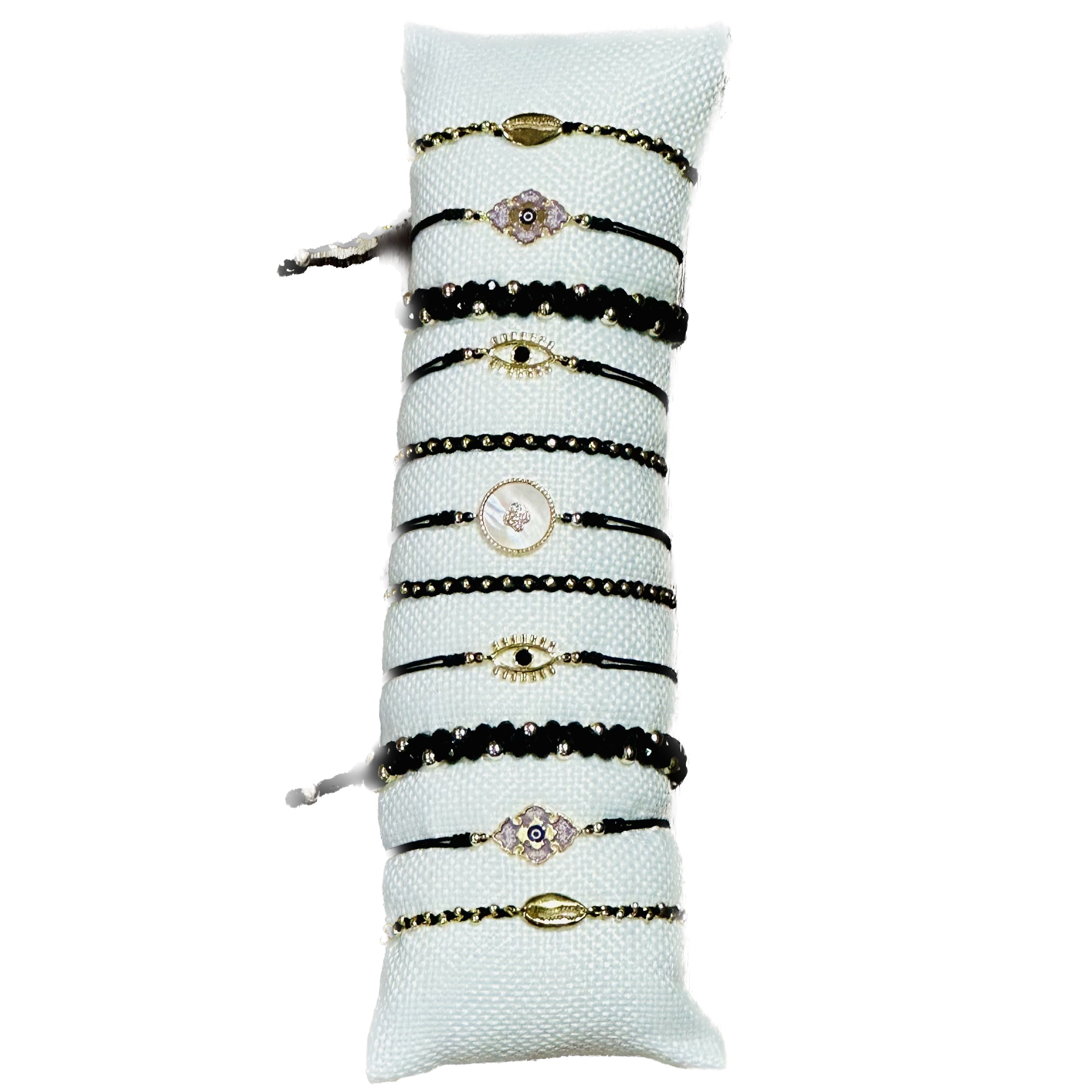 Salty Skin Armbänder - Schwarz - Wählen Sie Ihr Design Salty Skin Armbänder - Schwarz - Wählen Sie Ihr Design