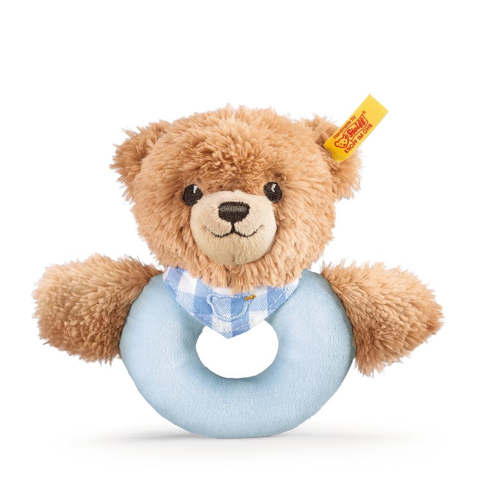 Steiff Schlaf Gut Baer Greifling in Blau
