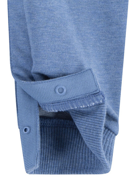 overall-3 Levis Kids Sweat Latzhose in Atlantic Heather Blau